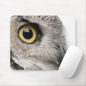 Große Hornschale - Bubo Virginianus Subarcticus Mousepad (Mit Mouse)