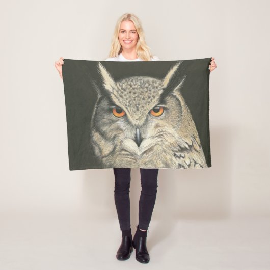 Große Hornschale Fleecedecke (Beispiel)