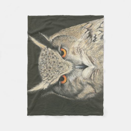 Große Hornschale Fleecedecke (Vorderseite)