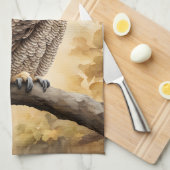 Große Hornschale Geschirrtuch (Viertel Falte)