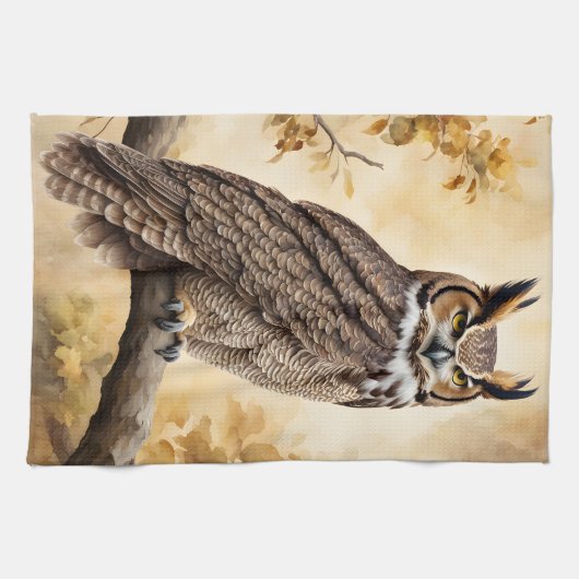 Große Hornschale Geschirrtuch (Horizontal)