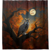 Große Hornschale im Herbst Duschvorhang (Vorderseite)