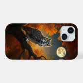 Große Hornschale im Herbst iPhone 15 Hülle (Rückseite (Horizontal))