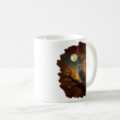 Große Hornschale im Herbst Kaffeetasse (VorderseiteRechts)