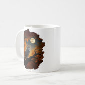 Große Hornschale im Herbst Kaffeetasse (Vorderseite Links)