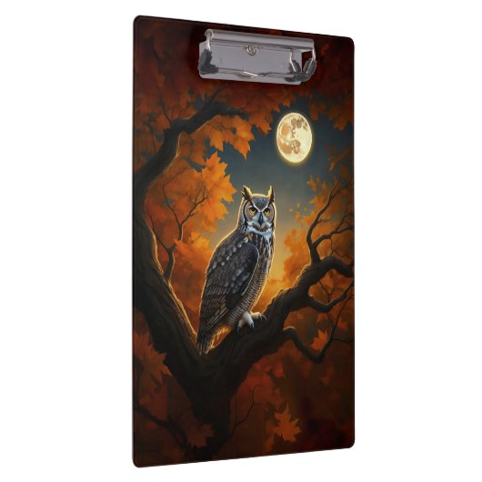 Große Hornschale im Herbst Klemmbrett (Rechts)