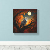 Große Hornschale im Herbst Leinwanddruck (Insitu (Holzboden))