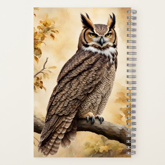 Große Hornschale in einem Baum gekrönt Notizblock (Rückseite)