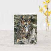 Große Hornschale Karte (Gelbe Blume)