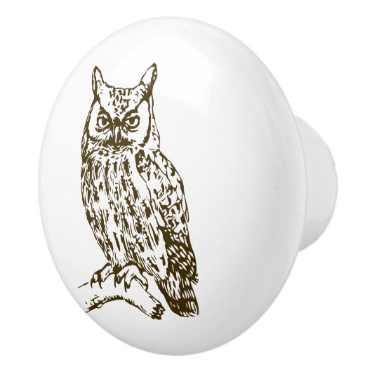 Große Hornschale Keramikknauf (Rechts)