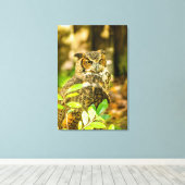 Große Hornschale Leinwanddruck (Insitu (Holzboden))