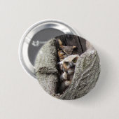 Große Hornschale mit Neugeborenen Button (Vorne & Hinten)