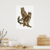 Große Hornschale Poster (Küche)