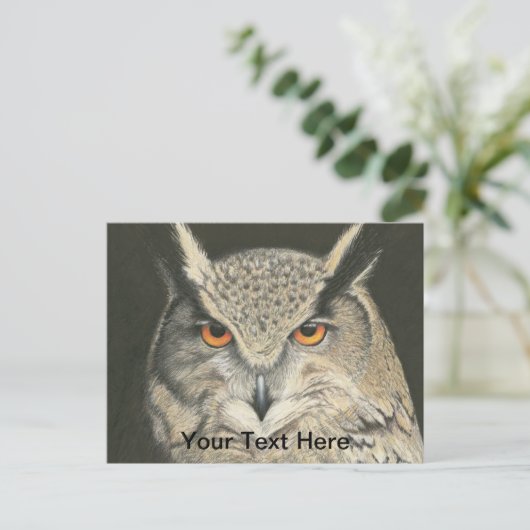 Große Hornschale Postkarte (Stehend Vorderseite)