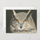 Große Hornschale Postkarte (Vorne/Hinten)