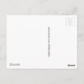 Große Hornschale Postkarte (Rückseite)