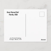 Große Hornschale Postkarte (Rückseite)