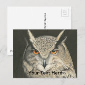 Große Hornschale Postkarte (Vorne/Hinten)