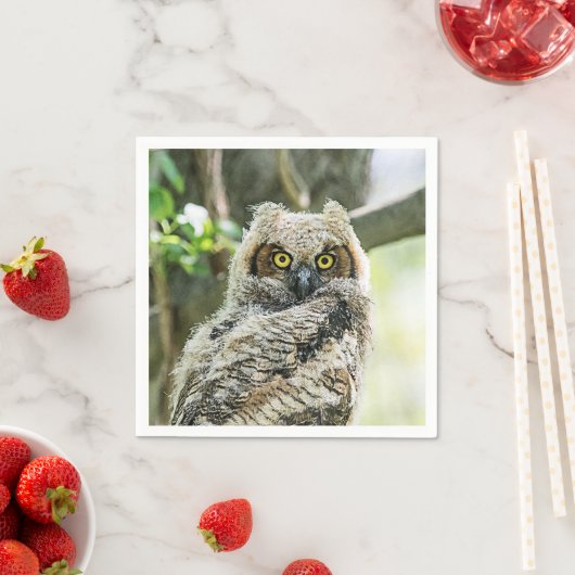 Große Hornschale Serviette (Beispiel)