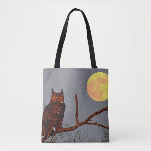Große Hornschale | Vollmond Tasche (Vorderseite)