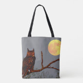 Große Hornschale | Vollmond Tasche (Rückseite)