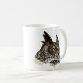 Große Hornschale Zeichnend Kaffeetasse (VorderseiteRechts)