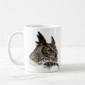 Große Hornschale Zeichnend Kaffeetasse (Links)