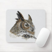 Große Hornschale Zeichnend Mousepad (Mit Mouse)