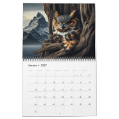 Große Hornschnecke Jahr der Eule-Visionen 20XX Kalender (Jan 2027)