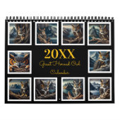 Große Hornschnecke Jahr der Eule-Visionen 20XX Kalender (Titelbild)