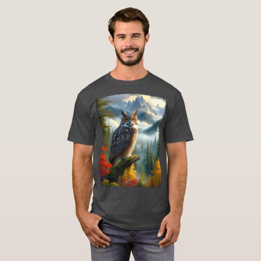 Große Hornschnecke T-Shirt (Vorne ganz)