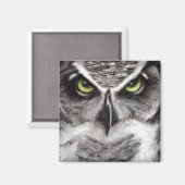 Große Hornschüssel Tigerschnecken Kohle Zeichnend Magnet (Vorderseite/Rückseite)