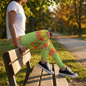 Große Hübsche Blume Bouquet Muster Leggings