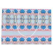 Große Hübsche Geschenktasche für den besten Freund Geschenktüte (Rückseite)