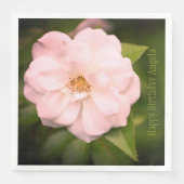 Große Hübsche Rose Fotografie Serviette (Vorderseite)