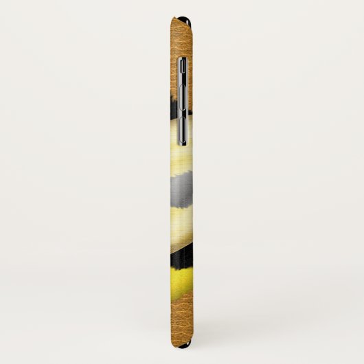 Große Hummel-Biene Case-Mate iPhone Hülle (Hinten/Links)