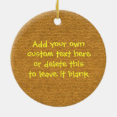 Große Hummel-Biene Keramik Ornament (Hinten)