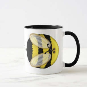 Große Hummel-Bienen-personalisierte Tasse