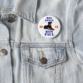 Große Hunde für Ron Paul-Knopf Button (Beispiel)