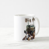 Große Hunde, große Hunde Kaffeetasse (VorderseiteRechts)