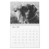 Große Hunde in Schwarz und Weiß Kalender (Mär 2027)