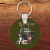 Große Hunde Schlüsselanhänger (Vorderseite)