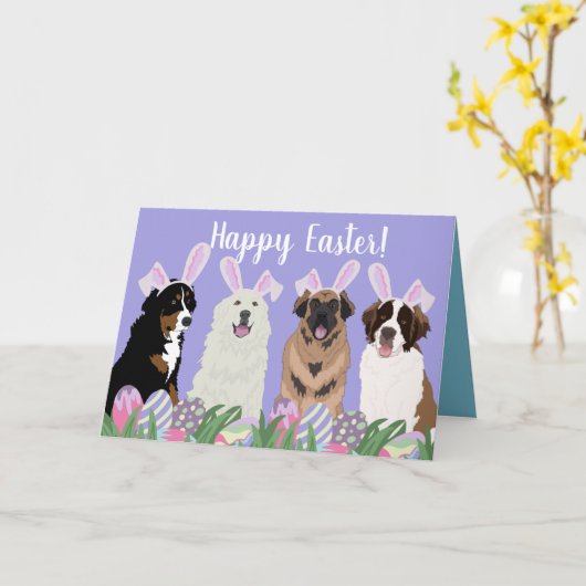 Große Hundeschauer Karte (Gelbe Blume)