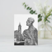 Große Hungersnot in Irland - Statuen in Dublin Postkarte (Stehend Vorderseite)