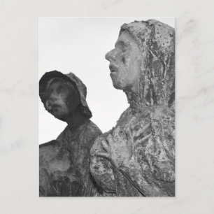 Große Hungersnot in Irland - Statuen in Dublin Postkarte