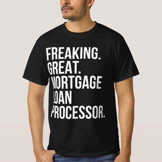 Große Hypothekendarlehensprozessoren einfrieren T-Shirt (Vorderseite)