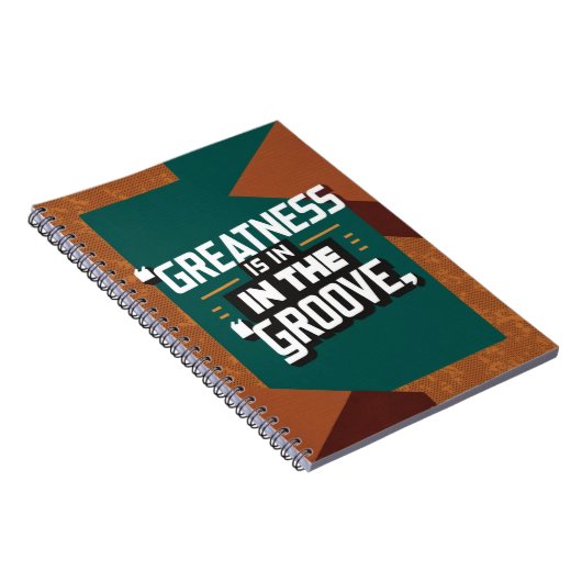 Größe I im Groove Notizblock (Rechte Seite)