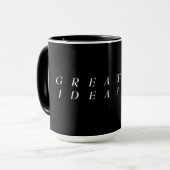"GROSSE IDEE!" MIT LICHTBULB, TASSE (Vorderseite Links)