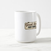 Große Idee Schlechter Zeitpunkt Lustiger Zitat-Ent Kaffeetasse (VorderseiteRechts)