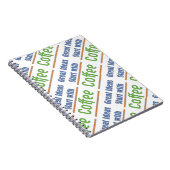 Große Ideen beginnen mit Kaffee Notizblock (Rechte Seite)